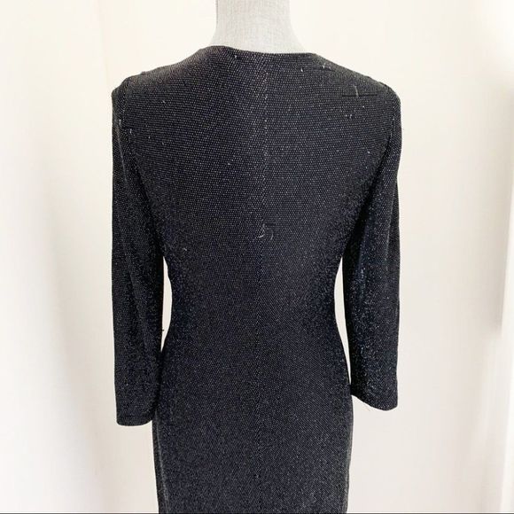 Ralph Lauren Chaps -silver/black sparkly dress - Picture 5 of 10
